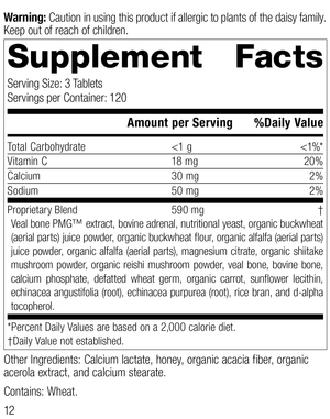 Cataplex® C, Rev 10 Supplement Facts