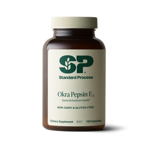 Okra Pepsin E3, 150 Capsules