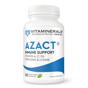 AZACT+ Advanced Immune Support with Vitamin C, D3, Zinc & Lysine 25