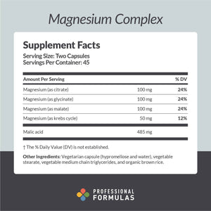 Magnesium Complex - Muscle, Nerve & Energy Support