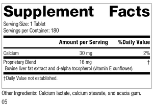 Antronex®, 180 Tablets, Rev 04 Supplement Facts