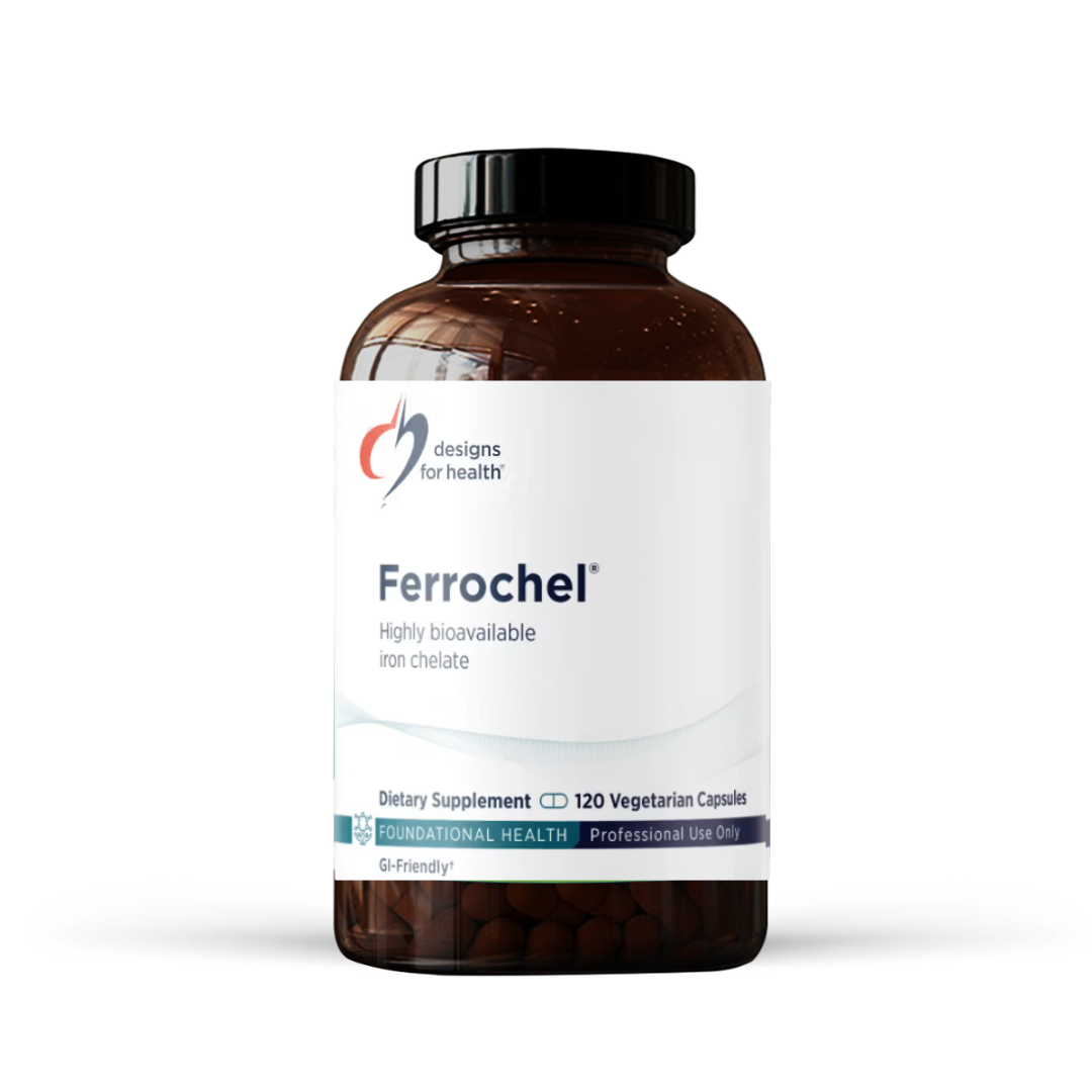 Ferrochel Iron Chelate 27 mg – Gentle Iron Support | 120 Capsules