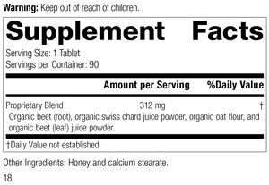 Betafood®, 90 Tablets, Rev 17 Supplement Facts