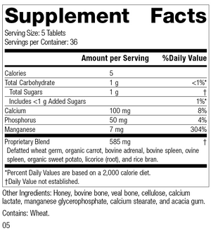 Bio-Dent®, 180 Tablets, Rev 05 Supplement Facts