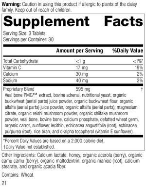 Cataplex® C, 90 Tablets, Rev 20 Supplement Facts