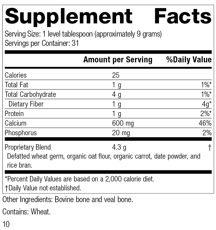 Calcifood® Powder, 10 Ounces (284 grams)	