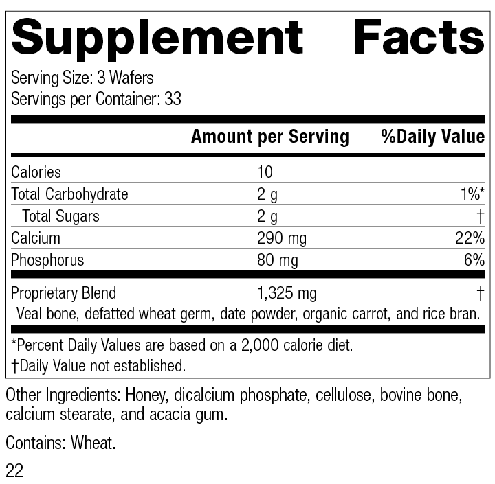 Calcifood®, 100 Wafers