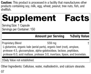 Enzycore, 150 Capsules, Rev 07 Supplement Facts