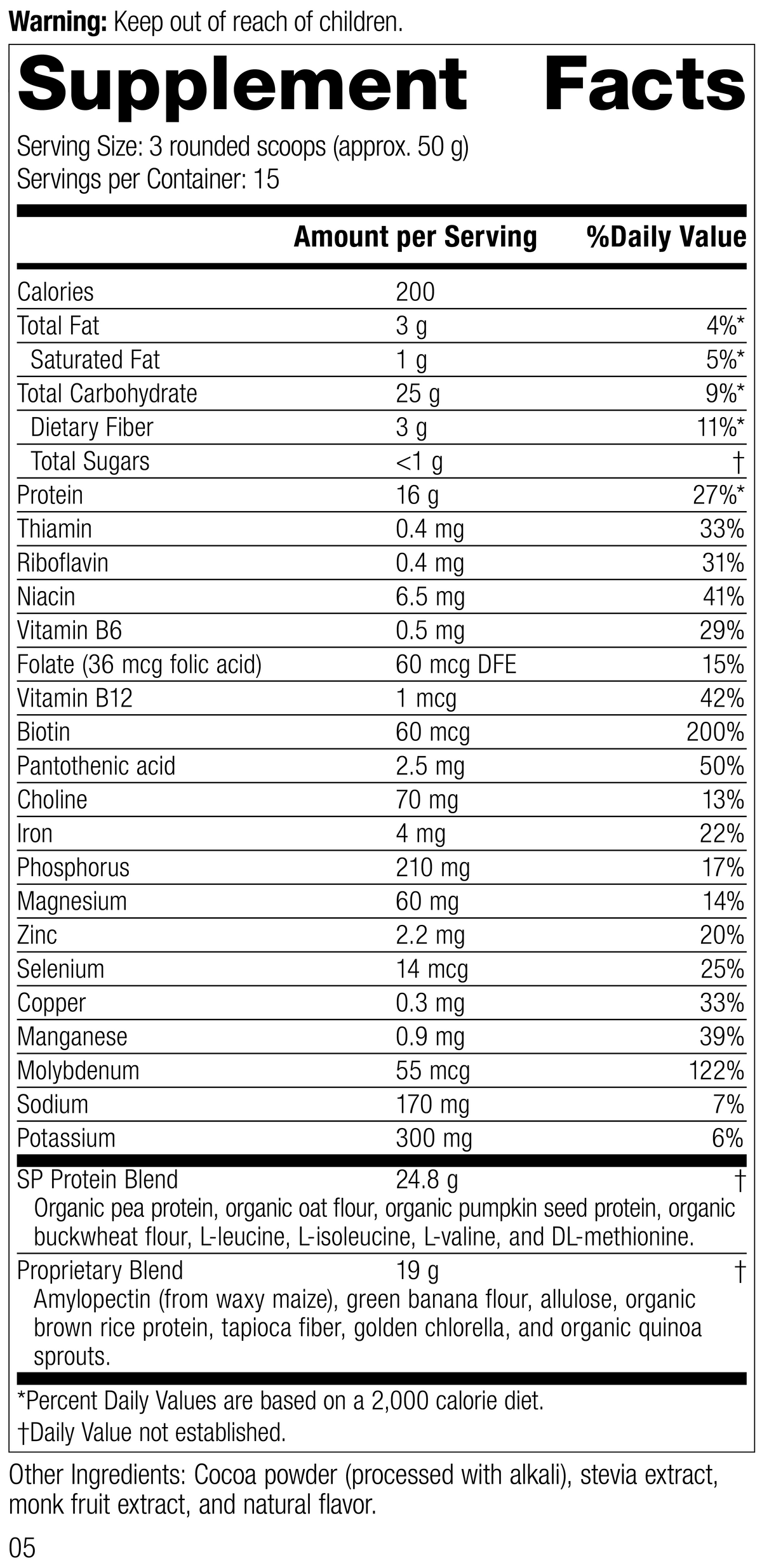 Glucose Assist Chocolate label image revision 2.