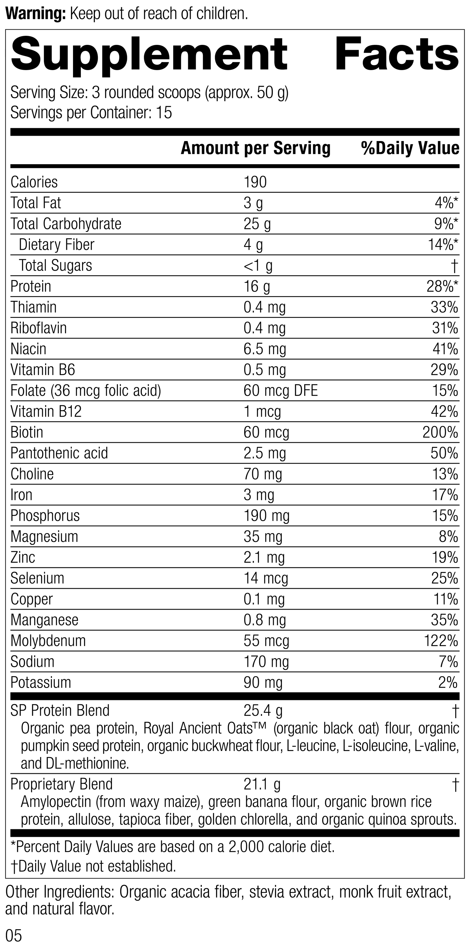 Glucose Assist Vanilla jug next to three scoops of powder