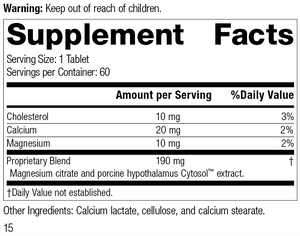 4875 Hypothalmex R14 Supplement Facts