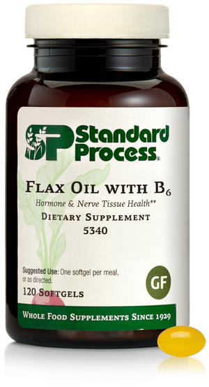 Flax Oil with B6, formerly known as Linum B6, 120 Perles