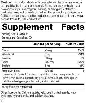 Min-Chex®, 90 Capsules, Rev 11 Supplement Facts