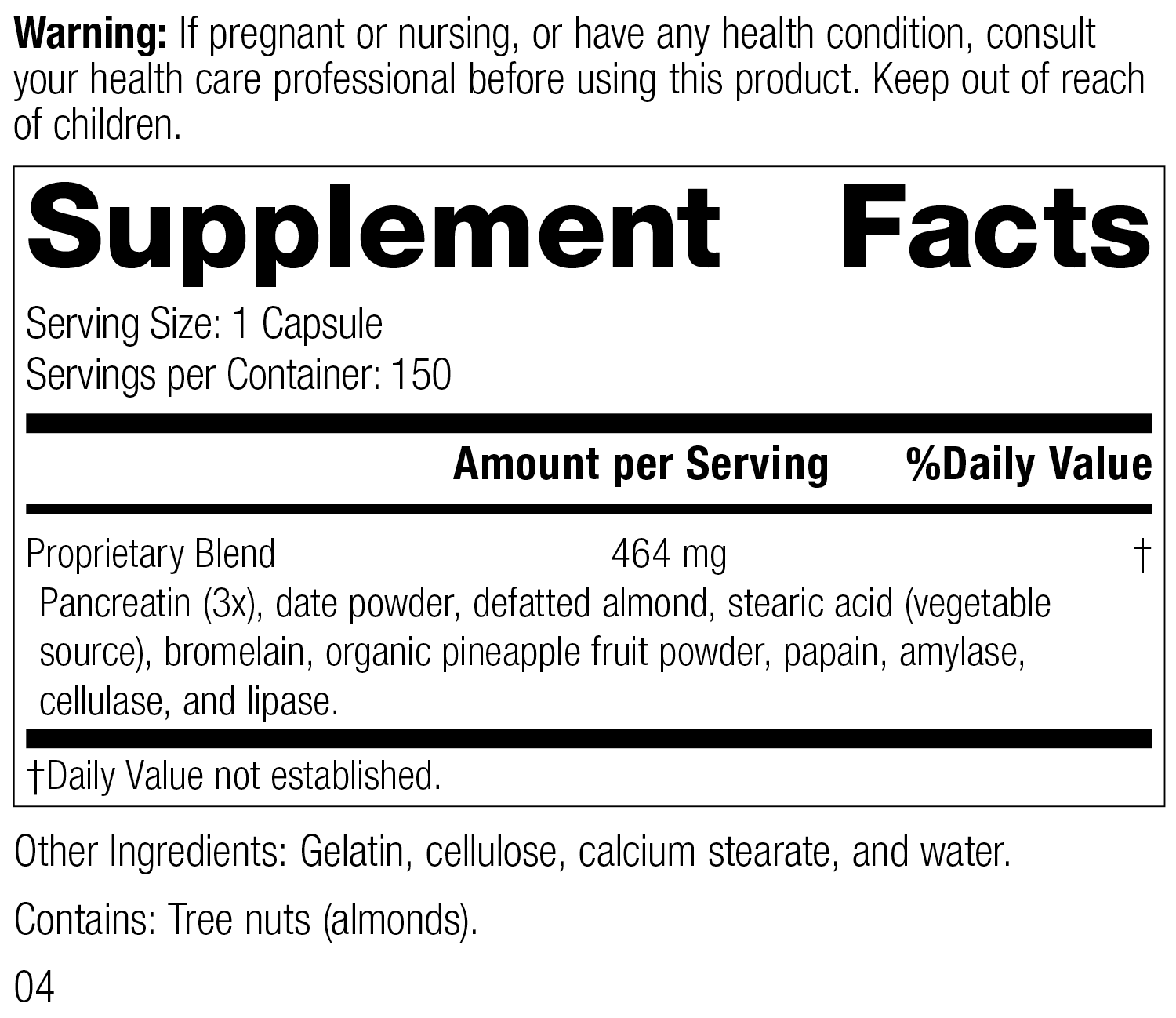 Multizyme®, 150 Tablets