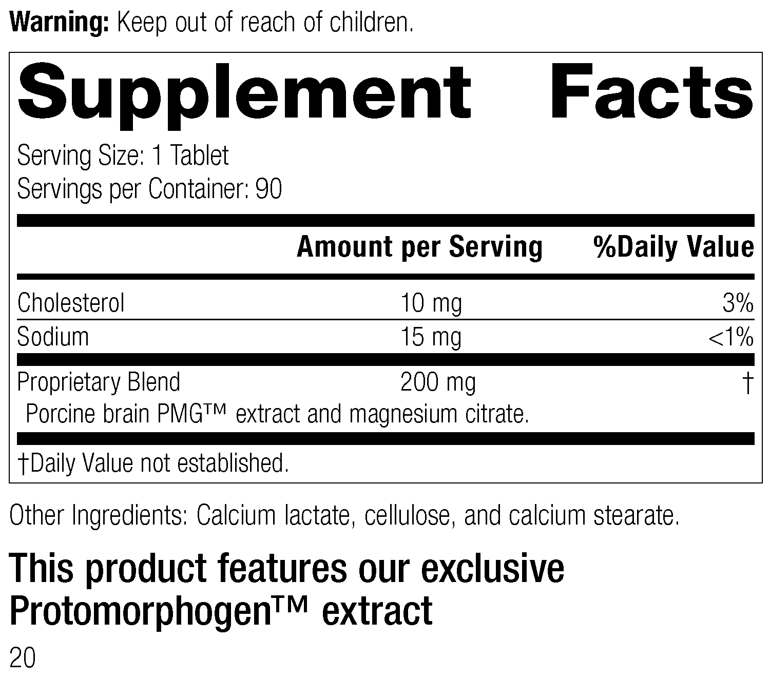 Neurotrophin PMG®, 90 Tablets