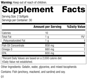 Olprima™ EPA, 60 Softgels