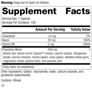 Orchex®, 150 Capsules, Rev 12, Product Label