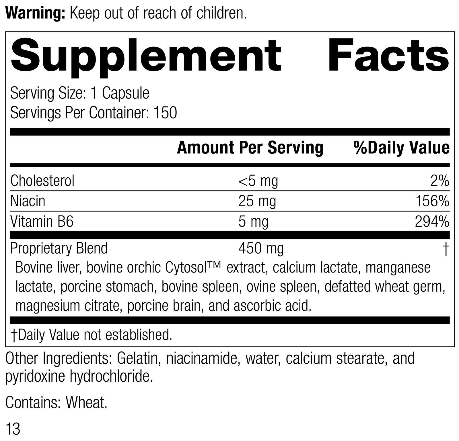 Orchex®, 150 Capsules