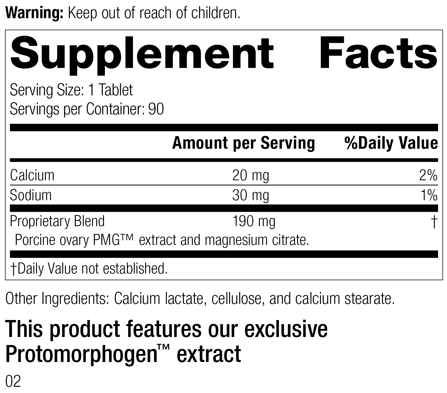 Ovatrophin P PMG™, 90 Tablets Product Image