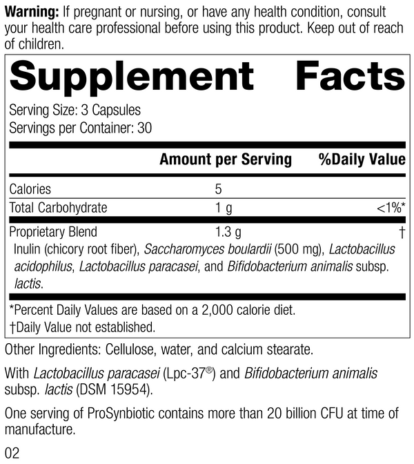 ProSynbiotic, 90 Capsules - Personalized NX