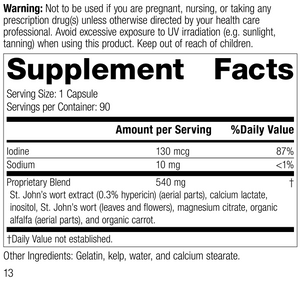 St. John's Wort-IMT™, 90 Capsules, Rev 12 Supplement Facts