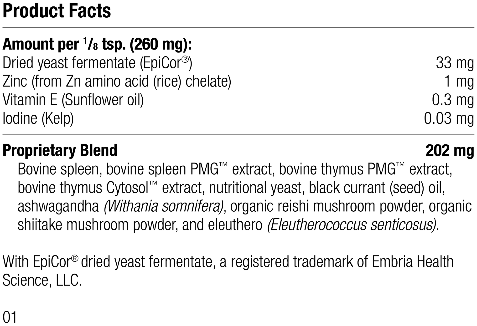 Canine Immune System Support, 110 g