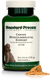 A bottle of Canine Musculoskeletal Support, a powder supplement for dogs’ muscles, ligaments and bone health, next to an image of the powder supplement.