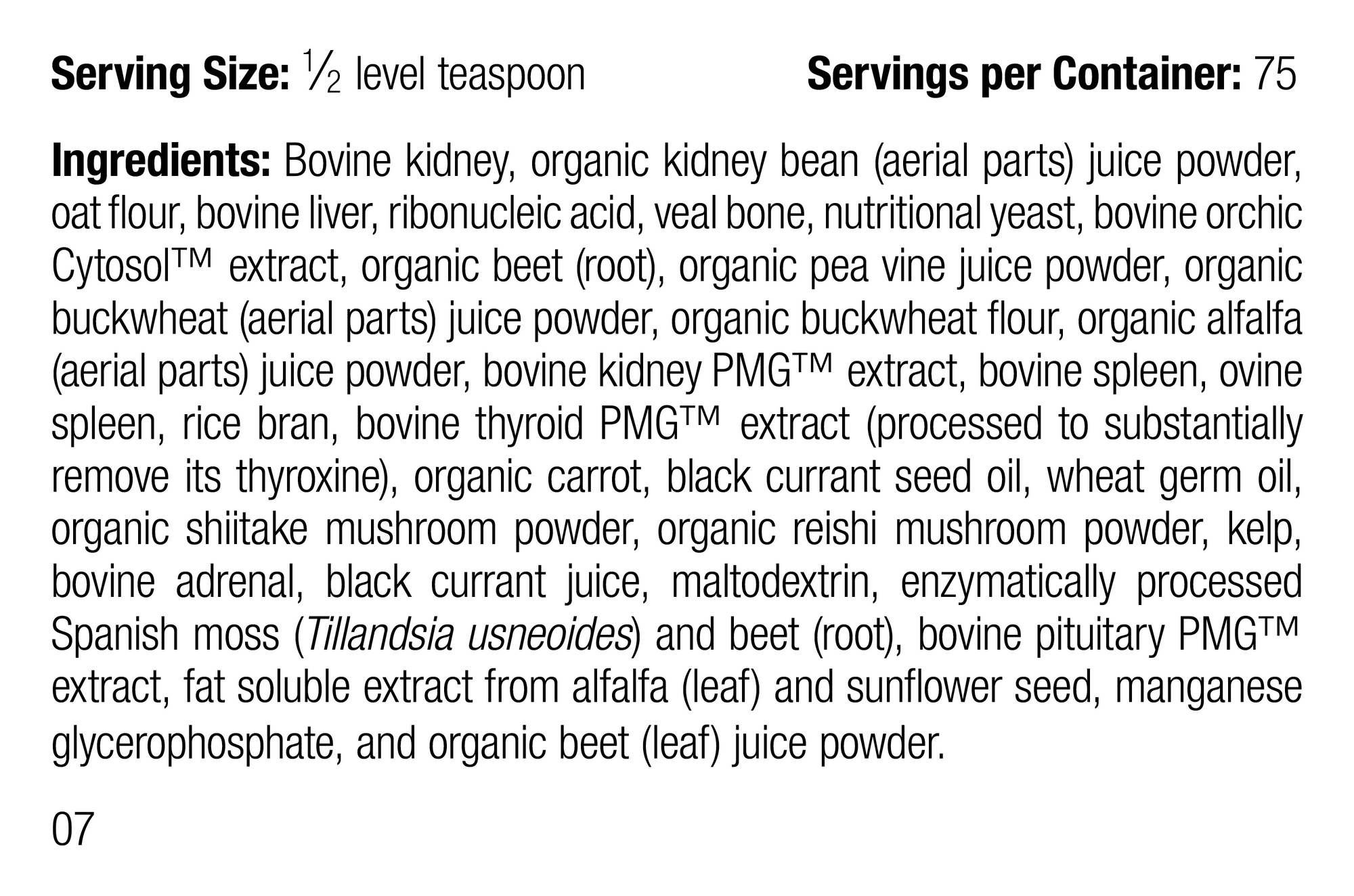 Canine Renal Support, 110 g