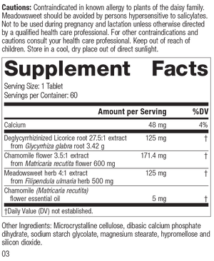 supplement fact label