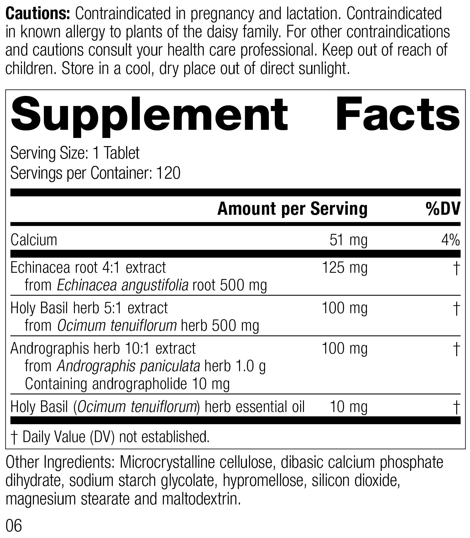 Andrographis Complex, 120 Tablets