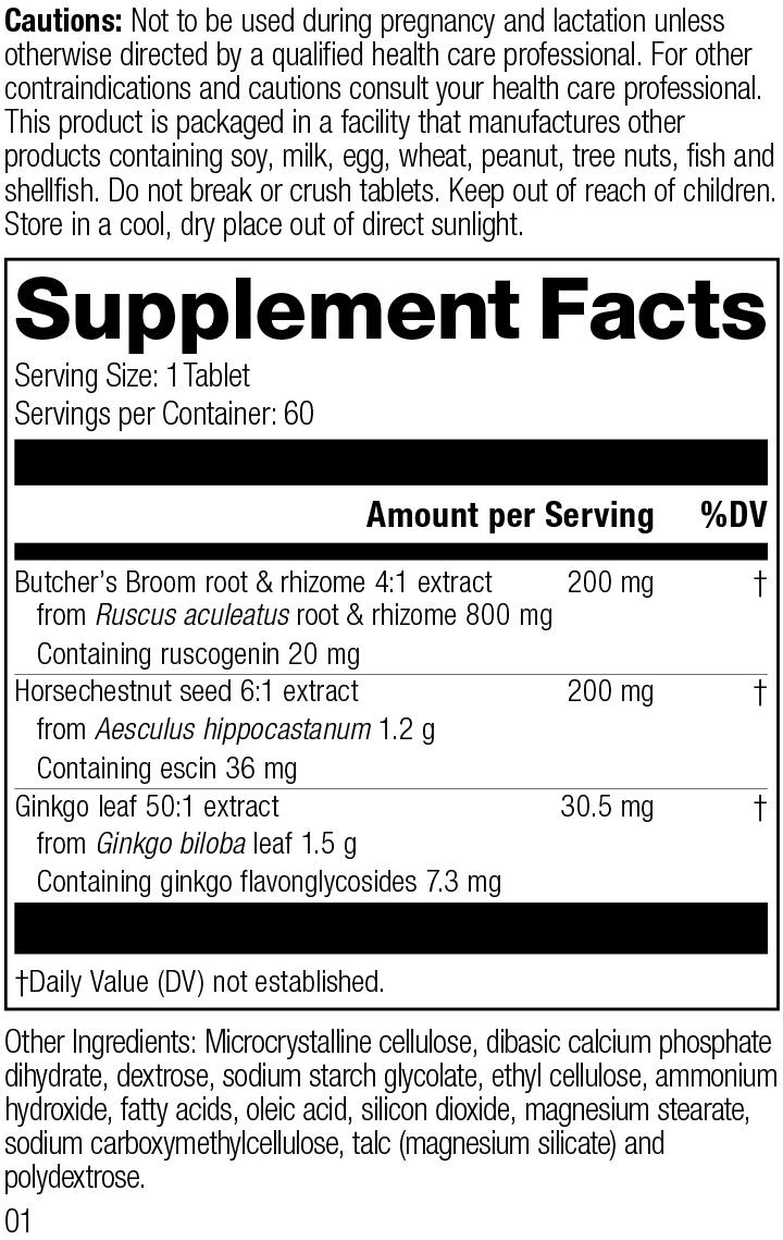 Vascular Care Complex, 60 Tablets