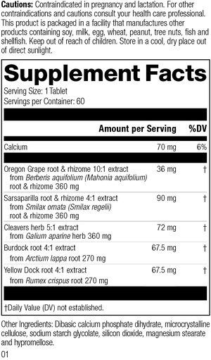 supplement fact label