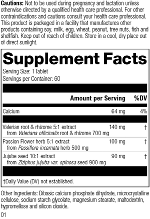 supplement fact label