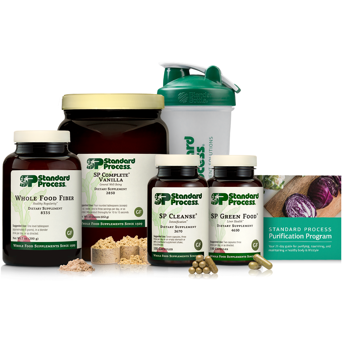 Purification Product Kit with SP Complete® Vanilla and Whole Food Fiber, 1 Kit With SP Complete Vanilla &amp; Whole Food Fiber