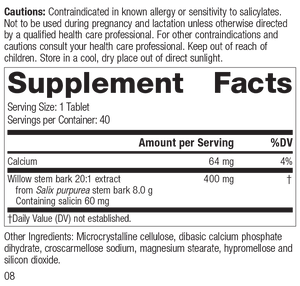 Saligesic, Rev 07 Supplement Facts