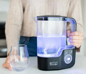 Hydrogen Water Pitcher with Filter Housing and Cartridge