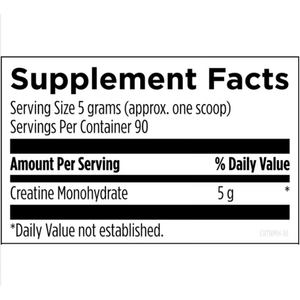 Creatine Monohydrate Powder – Muscle Strength, Brain & Energy Support | 1 lb