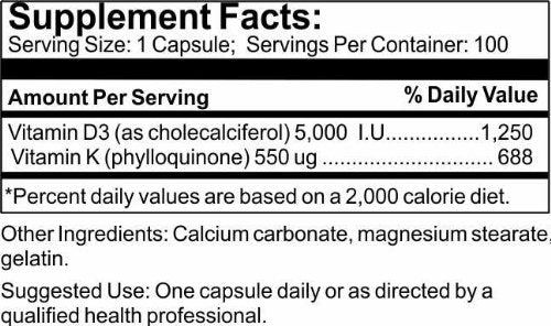 DK Absolute / vitamin d 5000 iu
